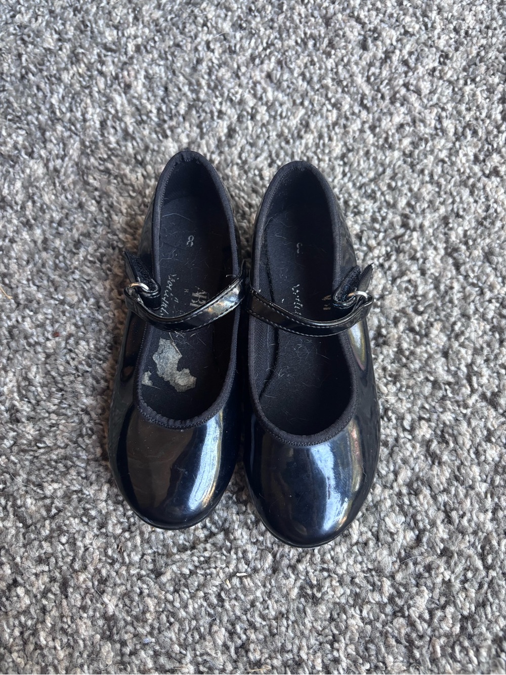 Black Toddler Tap Shoes Size 8